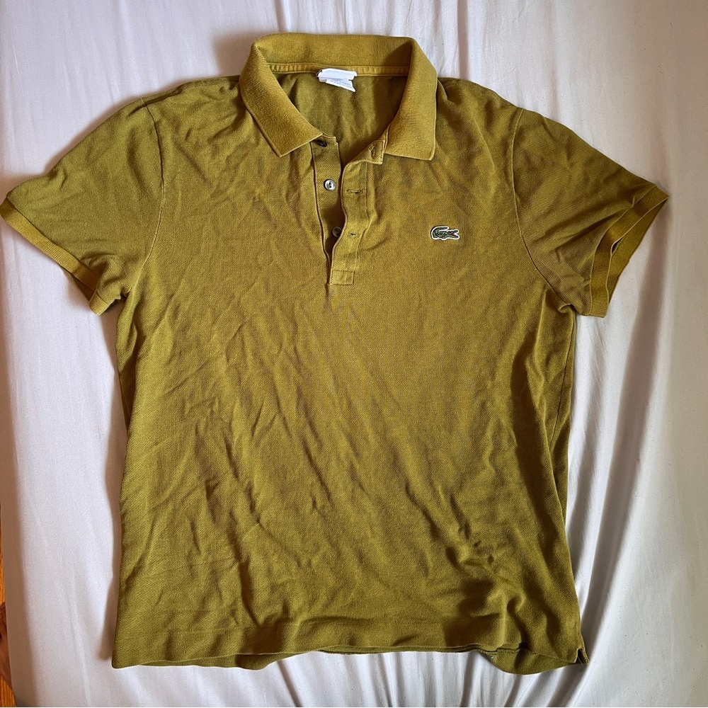 Lacoste Men's Green Polo Shirt